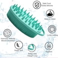 thumbnail image 5 of Silicone double-sided bath brush Bath brush soft touch brush exfoliating cleangreen, 5 of 5