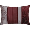 thumbnail image 5 of Nanshing Riley 7-Piece Comforter Set, Wine, King, 5 of 5