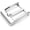 Hairline Silver, variant on 1.5 Inches Belt Buckle Single Prong Buckle for Replacement DIY Leather Craft HRBK (H05009, Hairline Silver)