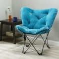 thumbnail image 3 of Mainstays Folding Butterfly Chair , Blue, 3 of 3