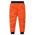 thumbnail image 6 of QEFJNO Toddler and Little Boys Cotton Pull On Active Jogger Pants Casual Sweatpants with Drawstring Size 2-7T, 6 of 8