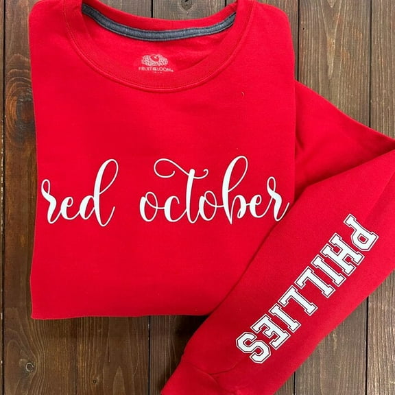 Philadelphia Red October Phillies Shirt