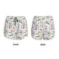 thumbnail image 5 of Lsque Fastfood 2 Printed Women's Running Shorts with Liner Pockets,Elastic Quick Dry Workout Athletic Gym Yoga Shorts,Womens High Waist Shorts-, 5 of 9