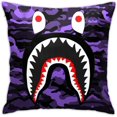 thumbnail image 1 of IGUOHAO Housse de Coussin Décorative Carrée Confortable en Polyester So Doux Impression Double Face 18 X 18 Pouces (Rouge) Violet Taille Unique, 1 of 1