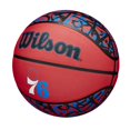 thumbnail image 3 of Baloncesto WILSON Equipo de la NBA Graffiti Philadelphia 76ers Sz 7, 3 of 7