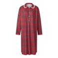 thumbnail image 5 of Svuitmsl Christmas Family Pajamas Matching Set Long Sleeve Top with Pants Plaid Sleepwear Loungewear, 5 of 6