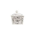 thumbnail image 3 of Creative Co-Op Country Style Butter Dish, White and Black, 3 of 4
