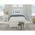 thumbnail image 3 of AFI Warren Solid Wood Platform Bed with Footboard White Twin XL, 3 of 5