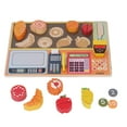 thumbnail image 2 of Kids Pretend Cutting Food Set Wooden Vegetables Improve Flexibility Suitable Size Play Cutting Food Kitchen Toy For Home Use ANGGREK Juguetes, 2 of 8