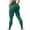 Green, variant on VENUZOR Women's High Waist Booty Yoga Pants Butt Lift Textured Leggings Weight Loss Tummy Control Workout Pants Textured Ruched Booty Tights Running Gym