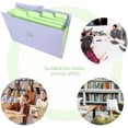 thumbnail image 4 of Expanding File Folders Pockets Letter Size/A4 Paper Accordion Document Organizer for School Office, 2 Pack, 4 of 5