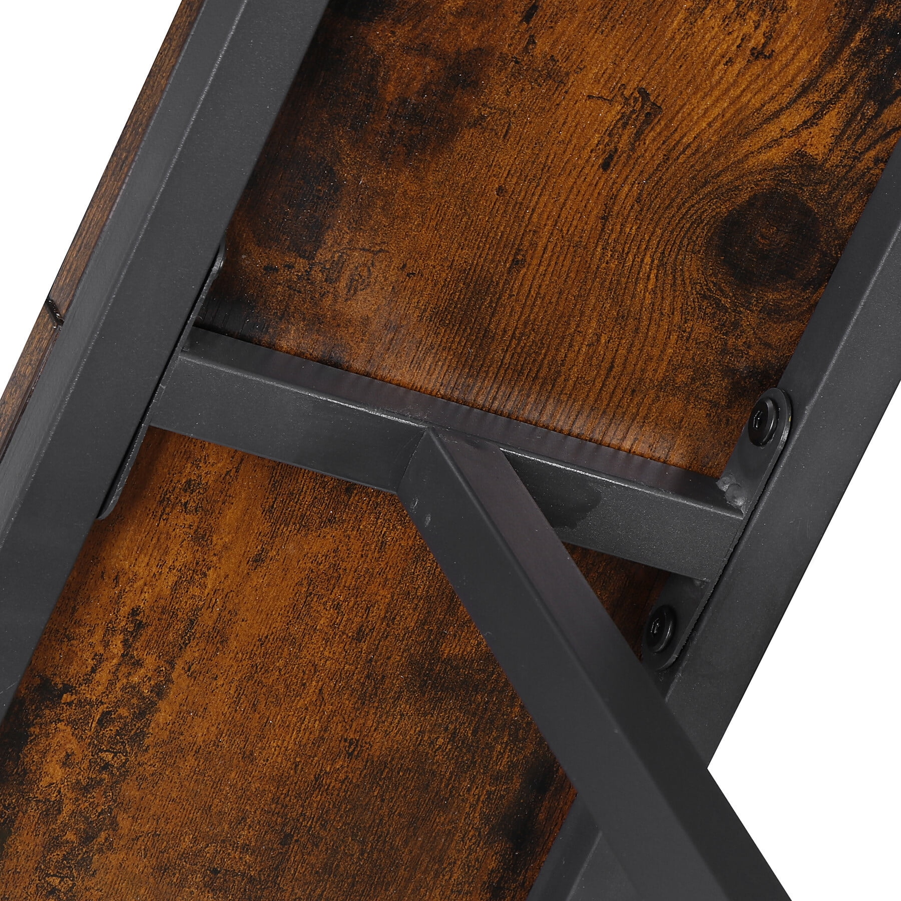ZENSTYLE Console Table with Power Outlet Narrow Sofa Table for Entryway Hallway Living Room Brown