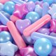 thumbnail image 3 of Pelotas STARBOLO para piscina de bolas, 200 unidades, colores sirena, 2.2 pulgadas/5.1 pulgadas, 3 of 9