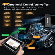Foxwell NT809BT Automotive Diagnostic Tool with Bi-Directional Control, Wireless Black