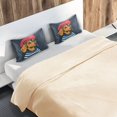 thumbnail image 5 of Yayeee Pillowcase Standard Size Set of 2 Satin Wrinkle Resistant Pillow Case, Blue Dog Artist, 5 of 7