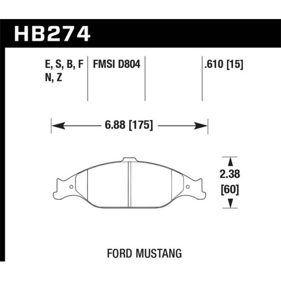 Hawk HP  Street Brake Pads