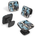 thumbnail image 2 of 4 Pcs Cabinet Handle Drawer Pulls Cartoon Cow Knobs with Screws Square Furniture Office Cabinet Knob Decoration, 2 of 7
