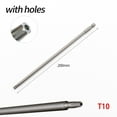 thumbnail image 1 of 7.78In Hollow Torx Screwdriver Bit Hex Shank T8-T40 Tool For Exact Screw Unscrew, 1 of 7