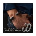thumbnail image 2 of Pulsera hecha a mano pulsera vikinga joyería para hombres mujeres 1 pieza bronce, 2 of 4