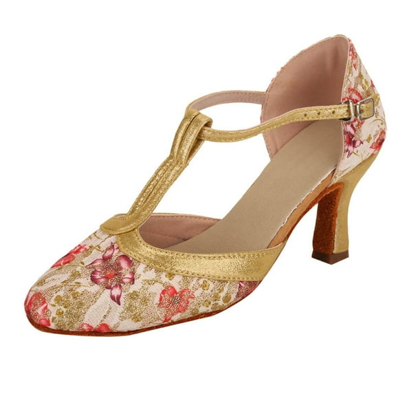 Quealent Adult Women Shoes Womens Open Toe High Heels Knee High Lace Front Ballroom Latin Dancing Fashion Shoes Dance High Heels for Women 5 Pink 8.5