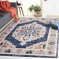 thumbnail image 2 of SAFAVIEH Luna Damjana Oriental Area Rug, Navy/Beige, 9' x 12', 2 of 8