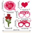 thumbnail image 2 of 25pcs Photo Booth Props with Sticks Party Valentine Decoration Supplies, 2 of 4