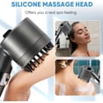 thumbnail image 2 of High Pressure Filtered Shower Head with Handheld & Scalp Massager, 2 of 11