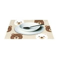 thumbnail image 3 of Ryvnso Placemats Set of 4 Cute Bears Dining Mats Heat-Resistant Non-Slip Washable Table Mat, 3 of 8