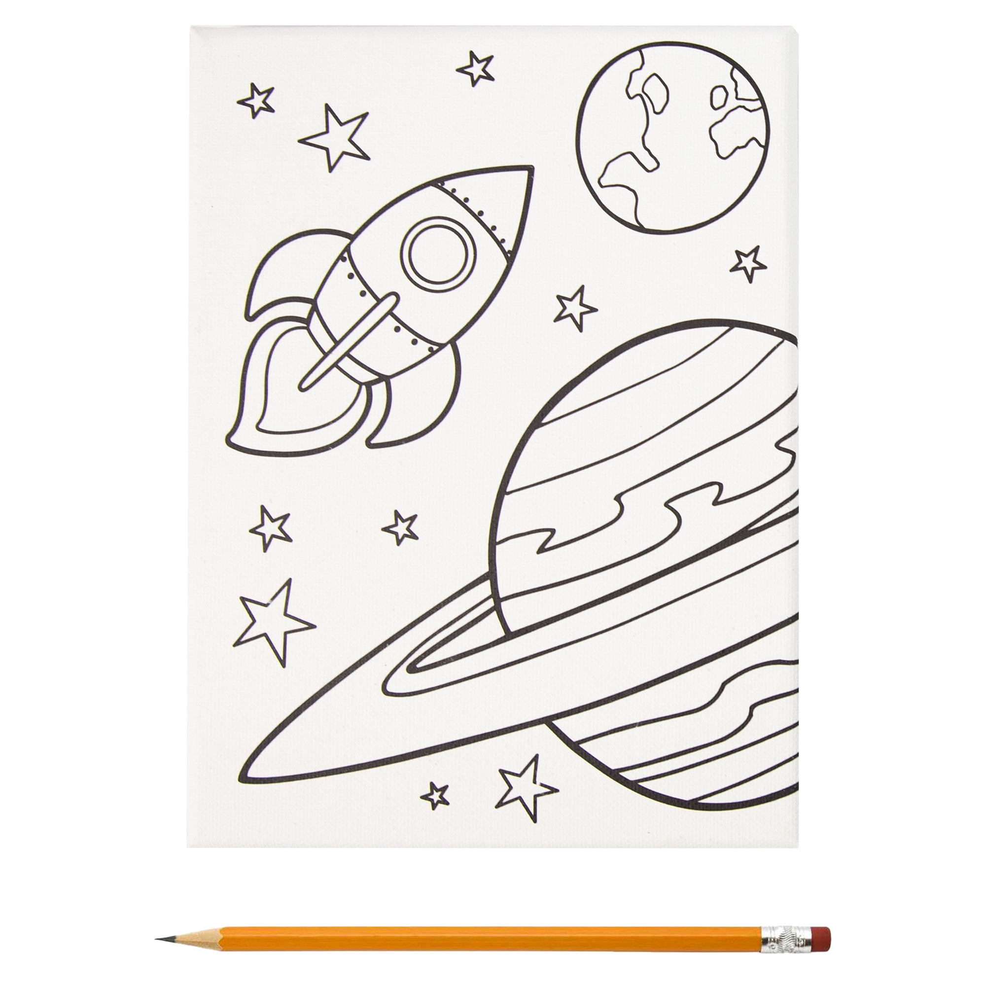(2 pack) Hello Hobby Paint Your Own Galaxy Canvas