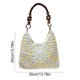 thumbnail image 3 of CaiYueKe Woven Tote Bag Large Capacity Shoulder Bag Casual Handbag for Women Multifunctional Commuting Bag Beach Tote Bag for Work Travel Shopping Stylish Storage Bag, 3 of 7
