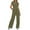 Army Green, variant on FJUCHAI Womens 2 Piece Outfits Casual Sweatsuits High Waist Short Sleeve Tracksuit Loose Baggy Wide Leg Pants Sets S-XXXL