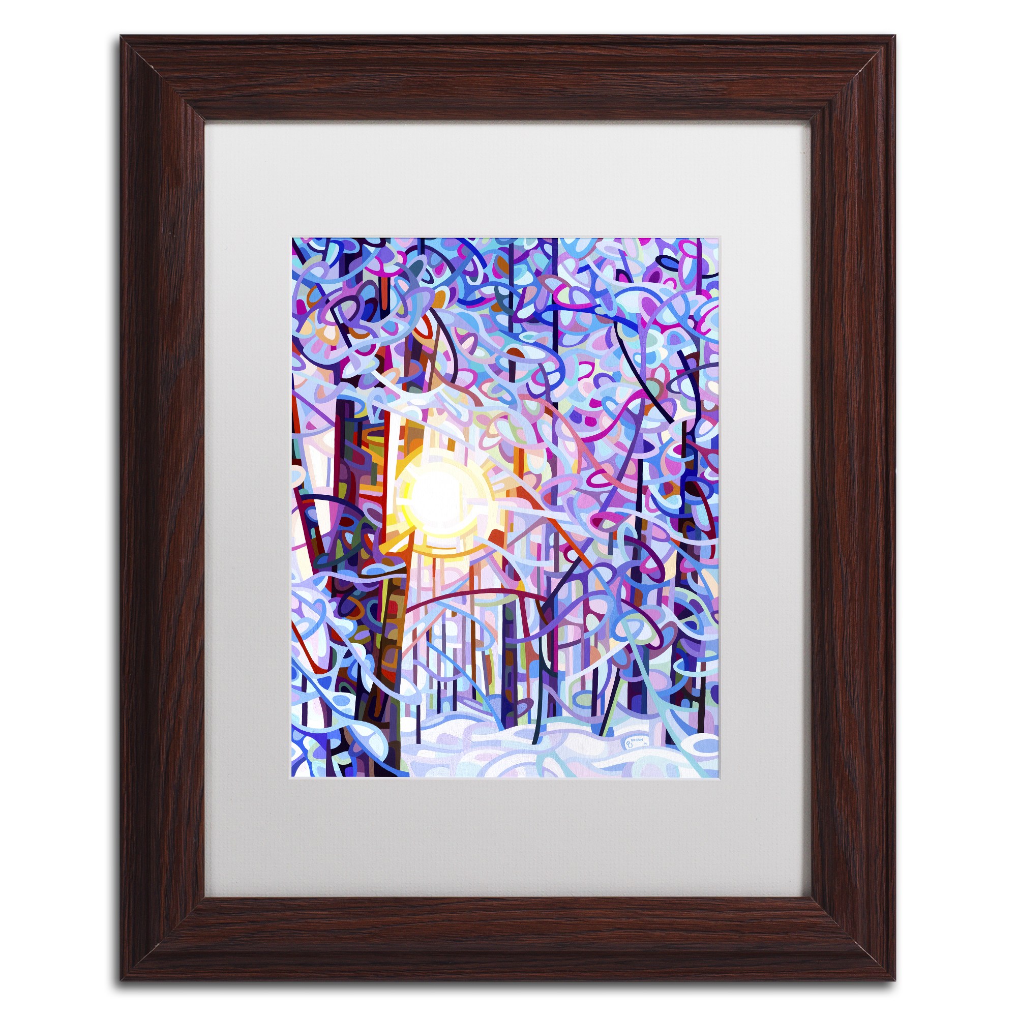 Mandy Budan 'Early Riser' Matted Framed Art