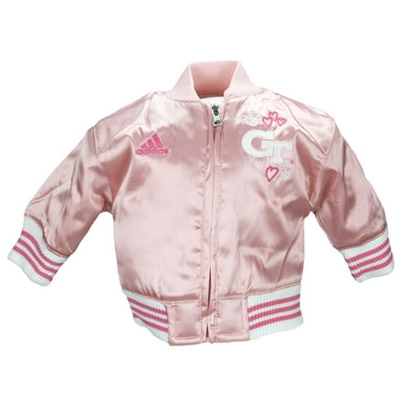 Cooler Georgia Tech Yellow Jackets - Adidas Infant / Toddler Baby Georgia Tech Yellow Jackets Varsity Jacket - Pink