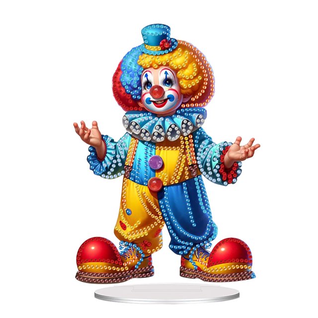 Adorno de Personajes Payaso Wdftyju Serie LY574