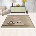 thumbnail image 2 of Dreamtimes Marriage Owls Non-Slip Area Rug 36"x24", Happy Valentine's Day Floor Carpet Comfort Floor Mats Decor for Indoor Front Porch,Living Room, Bedroom,Kitchen, 2 of 5
