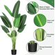 thumbnail image 5 of 48-pulgada artificial faux banana tree con pot - ideal para para home y oficina decor, 5 of 6