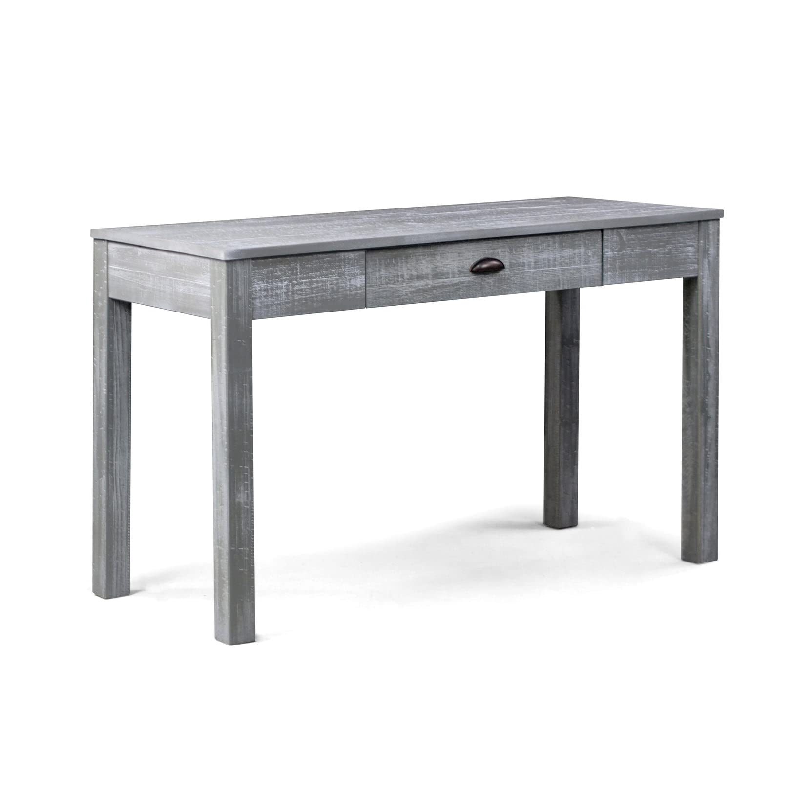 Grain Wood Furniture Montauk Desk/Dressing Table, Rustic Grey