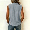 thumbnail image 5 of Rhuody Women Tops Sleeveless Button Front Shirt For Summer Slouchy Crewneck Tank Tops Women'S Clothing Grey, 5 of 9