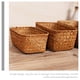 thumbnail image 5 of Cesta de almacenamiento de algas marinas tejida a mano, cesta decorativa de escritorio para artículos diversos, papelería, juguete, 5 of 5
