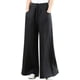 thumbnail image 1 of Pantalones de lino de algodón para mujer, pantalones de verano para mujer, pantalones de lino de cintura alta, pantalones de tobillo con bolsillo sólido Negro - G Negro - G Xishao ropa, 1 of 2