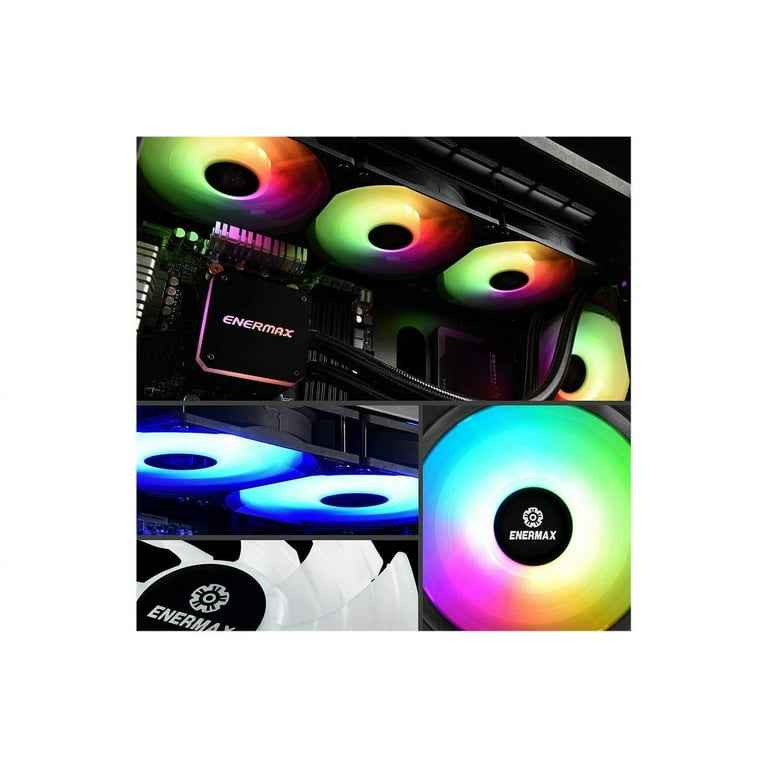 ENERMAX HF120 ARGBファン 120mm Enermax HF120 RGB PWM 120mm Case Fan, Addressable RGB Sync