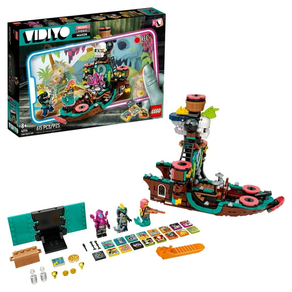 LEGO VIDIYO Punk Pirate Ship 43114 Inspire Kids to Direct and Star in Their Own Music Videos (615 Pieces)