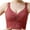 Red, variant on Bigersell Women Bralettes Bra Wide Strap V-Neck Bra Padded Push-up Bras without Underwire Removable Shoulder Strap Wireless Seamless Comfort Soft Bralette Bras S17-1717