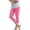 Pink, variant on Zshosam Fleece Leggings Girls Girls Leggings Girl Stretch Pull On Ankle Length Skinny Pants for School Uniform Size 8T 9T,(Pink 8-9 Years)