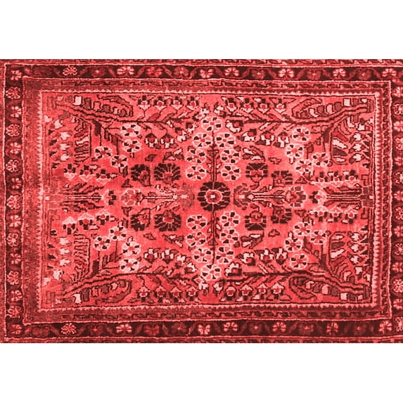Ahgly Company Indoor Rectangle Persian Red Traditional Area Rugs, 7' x 9'