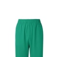 thumbnail image 5 of Women Stretch Straight Leg Pants Elastic Waist Lightweight Work Pants Casual Lounge Athletic Trousers With Pockets, 5 of 8