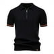 thumbnail image 2 of pstuiky camisetas de manga corta para hombre, Suéter informal de manga corta con cuello vuelto, cómodo y liso para hombre ropa de hombre xl, 2 of 4