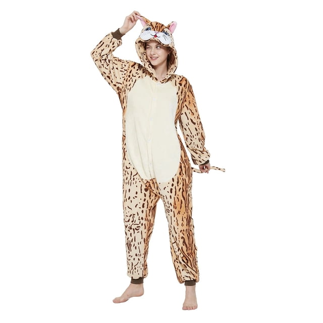pijamas enteros Mono de dormir de franela para mujer, jirafa de pijama de cuerpo completo de dibujos animados de unicornio Kigurumi, mono de vaca, para vacaciones de Navidad