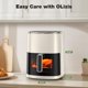 thumbnail image 3 of OLIXIS Air Fryer 6 Quart Capacity with Window Square Air Fryer 12-in-1 Air Fry, Roast, Reheat, Dehydrate, Bake, Steam with 400F, Beige, 3 of 5