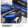 thumbnail image 7 of Xagger Wrap Around Polarized Sports Sunglasses for Men Women TR90 Frame Driving Running Fishing Sun Glasses, 7 of 7